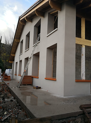 Estructura metálica de ampliación de vivienda
